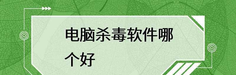 保护您的电脑免受木马病毒侵害的最强软件推荐（介绍一款功能强大的木马病毒清理软件）